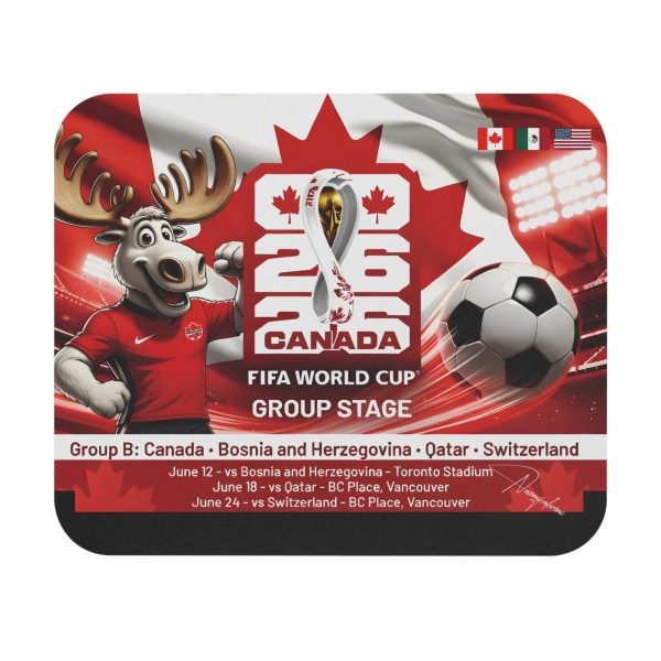 Canada FIFA World Cup 2026 Mouse Pad — Group Stage Design
