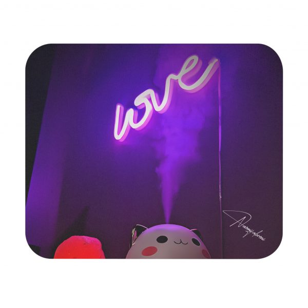 Charming Glow: Adorable Cat Humidifier with Neon Love Sign