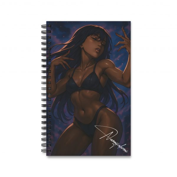 Artistic Spiral Journal with Unique Design, Aesthetic Notebook for Creatives, Gift for Artists, Writing Journal, Sketchbook, Daily Planner
