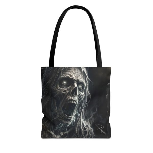 Ghoul Skull Horror Tote Bag — Dark Haunted All-Over Print
