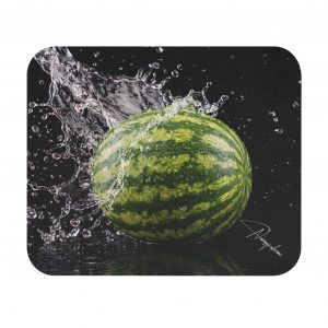 Watermelon Splash Mouse Pad &mdash; Vibrant Photoreal Desk Mat